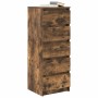 Aparador con cajones roble ahumado 37,5x35x99 cm de , Aparadores - Ref: Foro24-861764, Precio: 94,84 €, Descuento: %