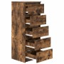 Aparador con cajones roble ahumado 37,5x35x99 cm de , Aparadores - Ref: Foro24-861764, Precio: 94,84 €, Descuento: %