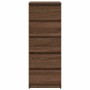Aparador con cajones roble marrón 37,5x35x99 cm by , Sideboards - Ref: Foro24-861766, Price: 95,58 €, Discount: %