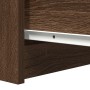 Aparador con cajones roble marrón 37,5x35x99 cm by , Sideboards - Ref: Foro24-861766, Price: 95,58 €, Discount: %