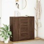 Aparador con cajones roble marrón 100,5x35x98,5 cm by , Sideboards - Ref: Foro24-3328459, Price: 163,45 €, Discount: %