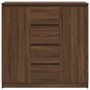 Aparador con cajones roble marrón 100,5x35x98,5 cm by , Sideboards - Ref: Foro24-3328459, Price: 163,45 €, Discount: %