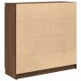 Aparador con cajones roble marrón 100,5x35x98,5 cm by , Sideboards - Ref: Foro24-3328459, Price: 163,45 €, Discount: %