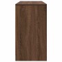 Escritorio roble marrón 120x42x76 cm madera de ingeniería