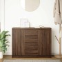 Aparador con cajones roble marrón 100,5x35x76 cm von , Sideboards - Ref: Foro24-3328450, Preis: 146,39 €, Rabatt: %