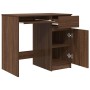 Escritorio roble marrón 86x49x76 cm madera de ingeniería by , Desks - Ref: Foro24-861829, Price: 99,57 €, Discount: %