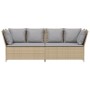 Sofá de jardín con cojines ratán sintético beige von , Outdoor-Sofas - Ref: Foro24-4104126, Preis: 275,35 €, Rabatt: %