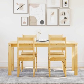 Juego de comedor Panama 5 pzas madera maciza de pino von , Möbelsets für Küchen und Esszimmer - Ref: Foro24-3345179, Preis: 3...
