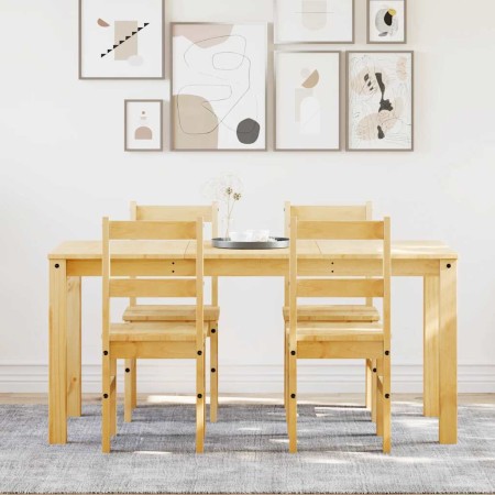 Juego de comedor Panama 5 pzas madera maciza de pino von , Möbelsets für Küchen und Esszimmer - Ref: Foro24-3345179, Preis: 3...