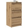 Aparador Artisan Roble 37,5x35x76 cm Madera de ingeniería by , Sideboards - Ref: Foro24-861732, Price: 70,58 €, Discount: %