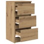Aparador Artisan Roble 37,5x35x76 cm Madera de ingeniería by , Sideboards - Ref: Foro24-861732, Price: 70,58 €, Discount: %