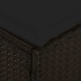 Juego comedor jardín 4 piezas con cojines ratán sintético negro de , Conjuntos de jardín - Ref: Foro24-4104132, Precio: 298,62 €