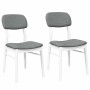 Sillas de comedor con cojines 2uds madera maciza blanco caucho von , Essstühle - Ref: Foro24-4102526, Preis: 156,67 €, Rabatt: %