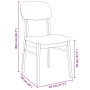 Sillas de comedor con cojines 2uds madera maciza blanco caucho von , Essstühle - Ref: Foro24-4102526, Preis: 156,67 €, Rabatt: %