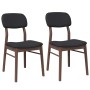 Sillas de comedor con cojines 2 uds madera maciza marrón caucho von , Essstühle - Ref: Foro24-4102524, Preis: 163,11 €, Rabat...