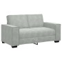 Sofá de 2 plazas de terciopelo gris claro 120 cm by , Sofas - Ref: Foro24-4105010, Price: 213,34 €, Discount: %
