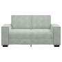 Sofá de 2 plazas de terciopelo gris claro 120 cm by , Sofas - Ref: Foro24-4105010, Price: 213,34 €, Discount: %