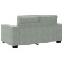 Sofá de 2 plazas de terciopelo gris claro 120 cm by , Sofas - Ref: Foro24-4105010, Price: 213,34 €, Discount: %