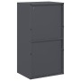Leñero antracita 40x30x75 cm Acero laminado en frío by , Firewood bags and holders - Ref: Foro24-864193, Price: 86,47 €, Disc...