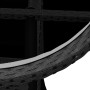 3-piece synthetic black rattan garden bistro set by vidaXL, Garden sets - Ref: Foro24-3058544, Price: 285,21 €, Discount: %