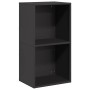 Leñero negro 40x30x75 cm Acero laminado en frío by , Firewood bags and holders - Ref: Foro24-864191, Price: 83,60 €, Discount: %