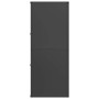 Leñero negro 40x30x75 cm Acero laminado en frío by , Firewood bags and holders - Ref: Foro24-864191, Price: 83,60 €, Discount: %