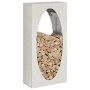 Leñero 50x23x100 cm Stainless Steel de , Bolsas y soportes de leña - Ref: Foro24-864185, Precio: 131,91 €