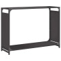Leñero negro 90x28x65 cm Acero laminado en frío von , Brennholztaschen und -halter - Ref: Foro24-864203, Preis: 60,66 €, Raba...