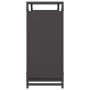 Leñero negro 90x28x65 cm Acero laminado en frío von , Brennholztaschen und -halter - Ref: Foro24-864203, Preis: 60,66 €, Raba...