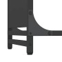 Leñero negro 90x28x65 cm Acero laminado en frío von , Brennholztaschen und -halter - Ref: Foro24-864203, Preis: 60,66 €, Raba...