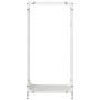 Leñero blanco 44x28x90 cm Acero laminado en frío de , Bolsas y soportes de leña - Ref: Foro24-864208, Precio: 60,94 €, Descue...