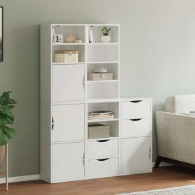 Armarios auxiliares 5 uds "ODDA" blanco 40x24x79 cm madera pino von , Sideboards - Ref: Foro24-3365359, Preis: 277,94 €, Raba...