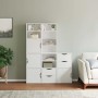 Armarios auxiliares 5 uds "ODDA" blanco 40x24x79 cm madera pino de , Aparadores - Ref: Foro24-3365359, Precio: 278,15 €, Desc...