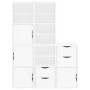 Armarios auxiliares 5 uds "ODDA" blanco 40x24x79 cm madera pino de , Aparadores - Ref: Foro24-3365359, Precio: 278,15 €, Desc...