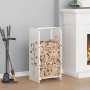 Leñero blanco 40x30x80 cm Acero laminado en frío von , Brennholztaschen und -halter - Ref: Foro24-864220, Preis: 58,71 €, Rab...