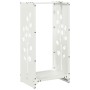 Leñero blanco 40x30x80 cm Acero laminado en frío von , Brennholztaschen und -halter - Ref: Foro24-864220, Preis: 58,71 €, Rab...