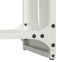 Leñero blanco 40x30x80 cm Acero laminado en frío von , Brennholztaschen und -halter - Ref: Foro24-864220, Preis: 58,71 €, Rab...