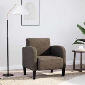 Sillón con reposabrazos gris oscuro 54 cm cuero sintética von , Sessel - Ref: Foro24-4100535, Preis: 130,49 €, Rabatt: %