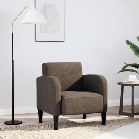 Sillón con reposabrazos gris oscuro 54 cm cuero sintética von , Sessel - Ref: Foro24-4100535, Preis: 130,49 €, Rabatt: %