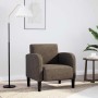 Sillón con reposabrazos gris oscuro 54 cm cuero sintética von , Sessel - Ref: Foro24-4100535, Preis: 130,49 €, Rabatt: %