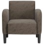 Sillón con reposabrazos gris oscuro 54 cm cuero sintética von , Sessel - Ref: Foro24-4100535, Preis: 130,49 €, Rabatt: %