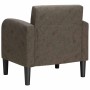 Sillón con reposabrazos gris oscuro 54 cm cuero sintética von , Sessel - Ref: Foro24-4100535, Preis: 130,49 €, Rabatt: %