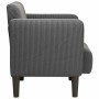 Sillón con reposabrazos gris oscuro 54 cm tejido de pana by , Armchairs - Ref: Foro24-4100516, Price: 134,52 €, Discount: %