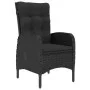 Garden table and chairs 3 pieces synthetic rattan black acacia wood by vidaXL, Garden sets - Ref: Foro24-3058537, Price: 319,...