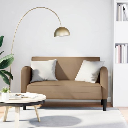 Sofá Loveseat Cappuccino 110 cm Cuero sintético by , Sofas - Ref: Foro24-4100540, Price: 158,68 €, Discount: %