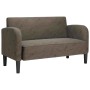 Sofá Loveseat gris oscuro 110 cm cuero sintética by , Sofas - Ref: Foro24-4100542, Price: 182,37 €, Discount: %