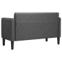 Sofá Loveseat gris oscuro 109 cm tejido de pana de , Sofás - Ref: Foro24-4100523, Precio: 214,45 €