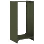 Leñero verde oliva 40x30x80 cm Acero laminado en frío von , Brennholztaschen und -halter - Ref: Foro24-864234, Preis: 58,78 €...