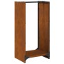 Leñero 40x30x80 cm acero corten by , Firewood bags and holders - Ref: Foro24-864236, Price: 55,07 €, Discount: %