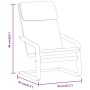 Sillón relajante de tela color crema von , Sessel - Ref: Foro24-352445, Preis: 72,35 €, Rabatt: %